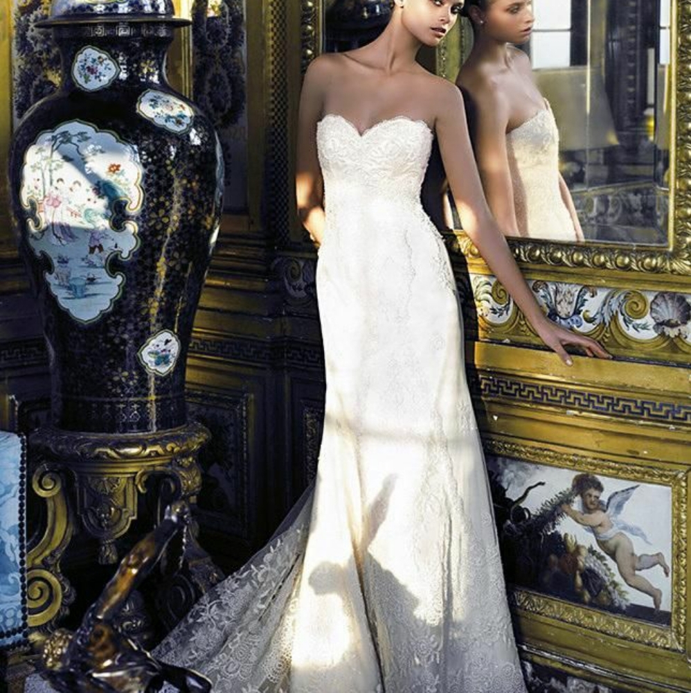 Pronovias Mermaid sequins wedding dress